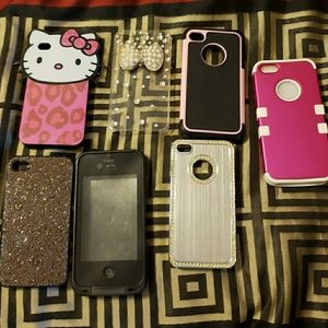 iPhone 4 cases/ 1 iPhone 5